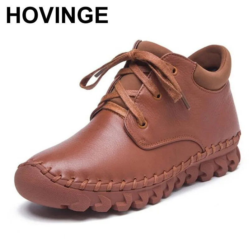 HOVINGE Winter New fashion Handmade women genuine leather shoes shoes flats ankle boots short boots Platform Casual Boots
HOVINGE Winter New fashion Handmade women genuine leather shoes shoes flats ankle boots short boots Platform Casual Boots