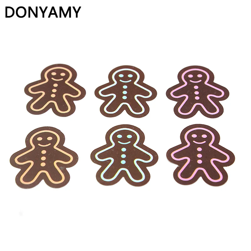 DONYAMY 60 шт Рождественская улыбка имбирный человек печать наклейки упаковка для выпечки
DONYAMY 60 шт Рождественская улыбка имбирный человек печать наклейки упаковка для выпечки