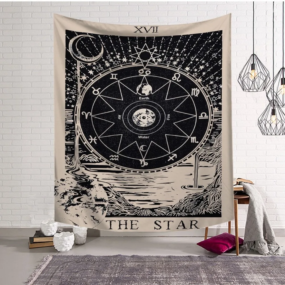 Nordic Ins Astrology Polyester Tapestry Hanging Sun Moon Bedroom Wall Decoration Tapestry Wall Hanging Background Cloth Painting
Nordic Ins Astrology Polyester Tapestry Hanging Sun Moon Bedroom Wall Decoration Tapestry Wall Hanging Background Cloth Painting