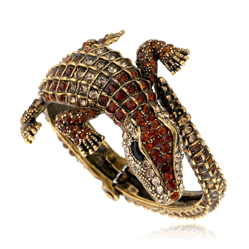 Hiphop Style Boho Chic Adjustable Crocodile Bracelet Retro Fierce Animal Bangle Gift Jewelry
Hiphop Style Boho Chic Adjustable Crocodile Bracelet Retro Fierce Animal Bangle Gift Jewelry