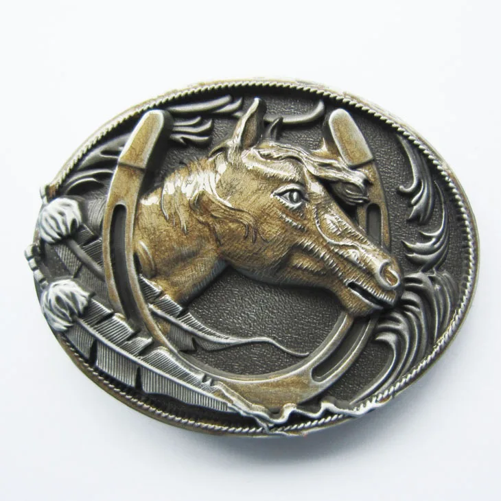 Retail Distribute Gold Western Horse Horseshoe Belt Buckle BUCKLE-WT058GD Free Shipping
Retail Distribute Gold Western Horse Horseshoe Belt Buckle BUCKLE-WT058GD Free Shipping