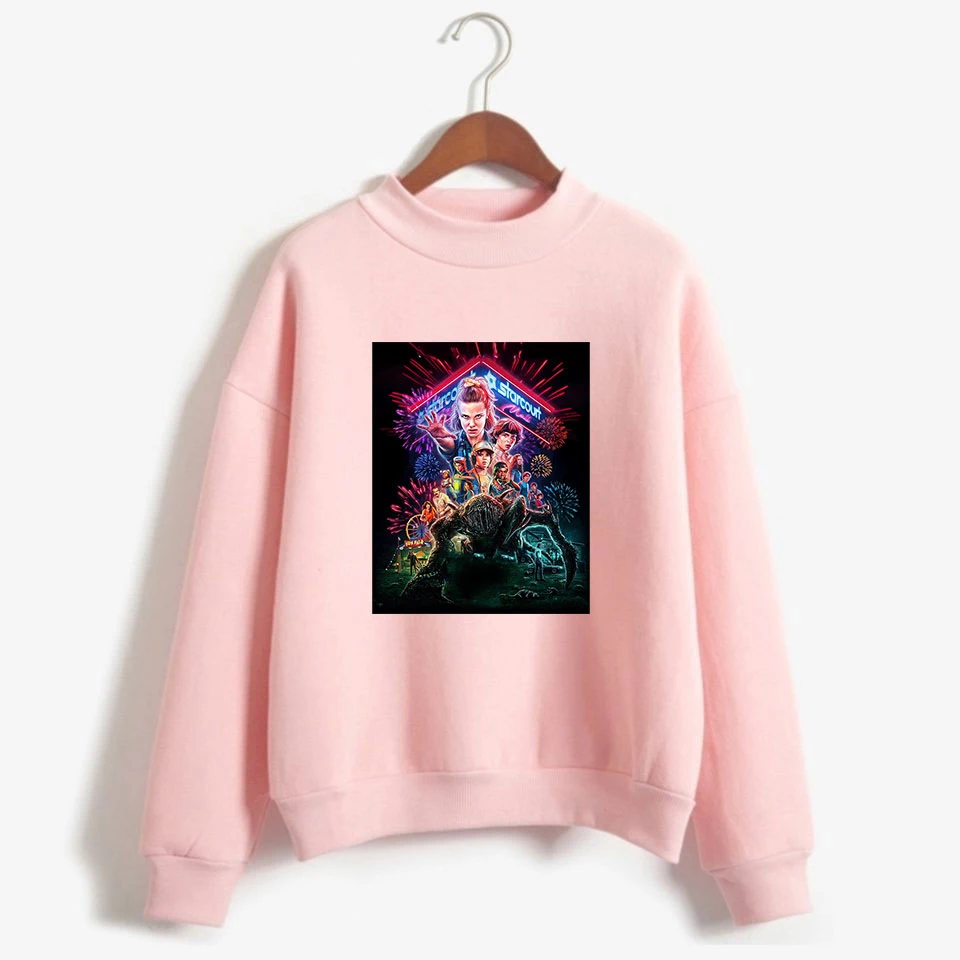 Stranger Things Fashion Printed Turtleneck Sweatshirts Women/Men Long Sleeve Sweatshirts 2019 Hot Sale Casual Streetwear Clothes
Stranger Things Fashion Printed Turtleneck Sweatshirts Women/Men Long Sleeve Sweatshirts 2019 Hot Sale Casual Streetwear Clothes