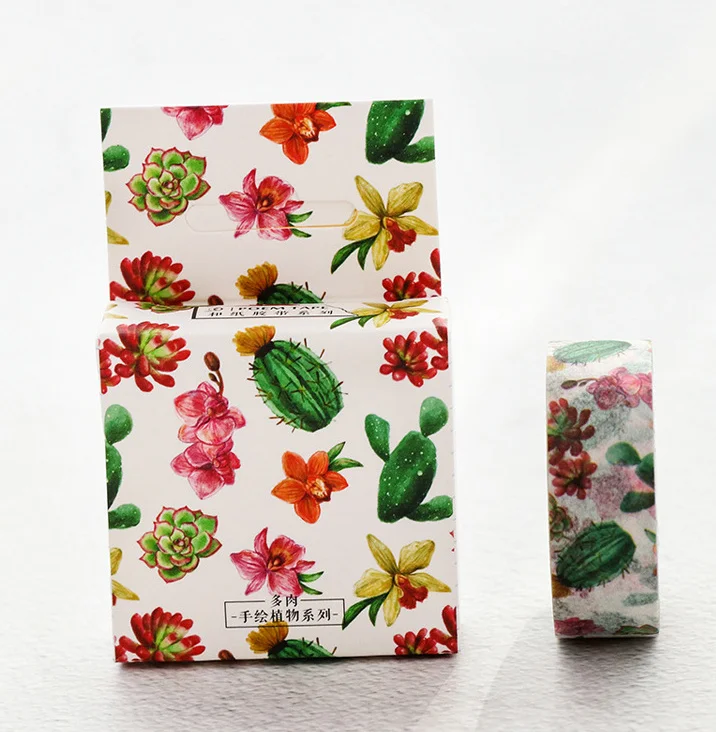 1.5cm Succulent Plants Washi Tape DIY decoration Scrapbooking Sticker Label Masking Tape School Office Supply
1.5cm Succulent Plants Washi Tape DIY decoration Scrapbooking Sticker Label Masking Tape School Office Supply