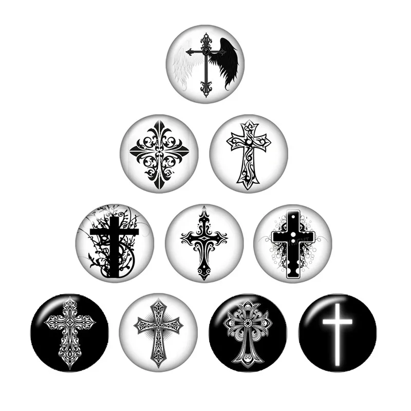 Fashion Cross Jesus Faith Christian 10pcs mixed 12mm/18mm Round photo glass cabochon snap buttons for snap jewelry wholesale
Fashion Cross Jesus Faith Christian 10pcs mixed 12mm/18mm Round photo glass cabochon snap buttons for snap jewelry wholesale