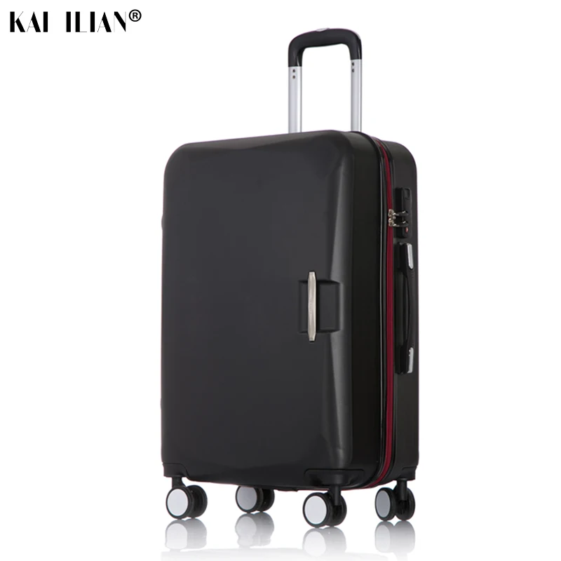 

ABS + PC Дорожный чемодан-тележка чемодан на колесиках 20 дюймов ручной чемодан Спиннер колеса 26 большая сумка для багажа для женщин и мужчин