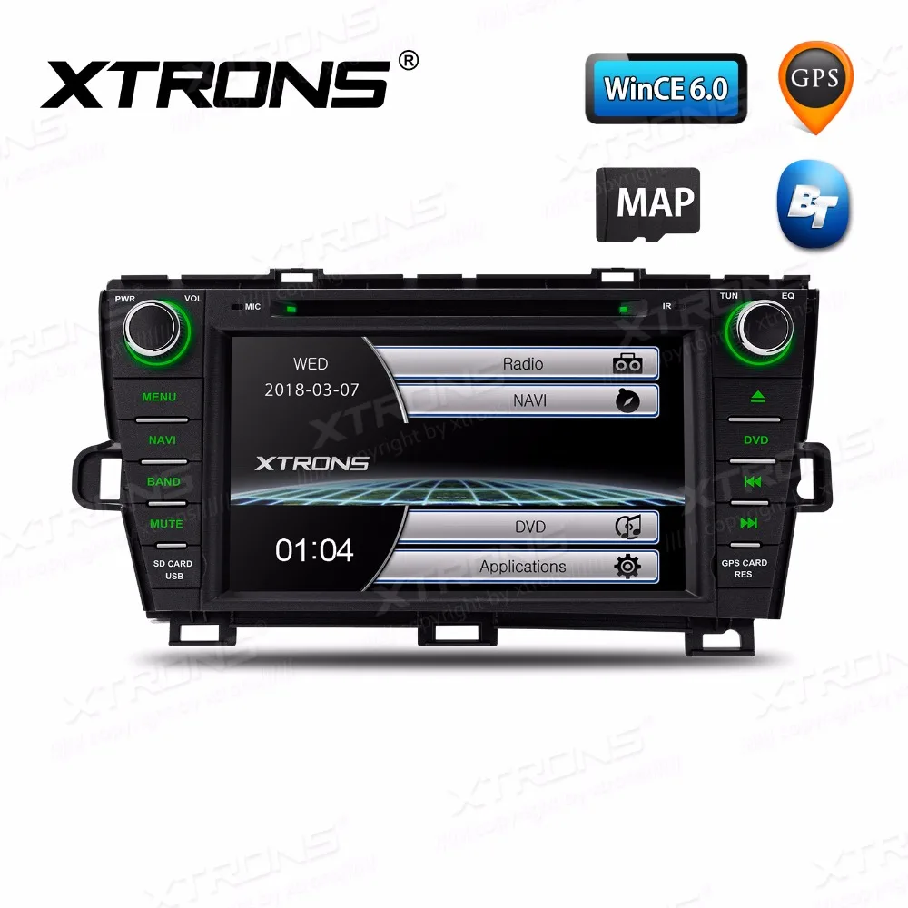 Автомобильный DVD плеер 8 дюймов 2 din GPS навигация радио USB Windows Ce для Toyota Prius левый