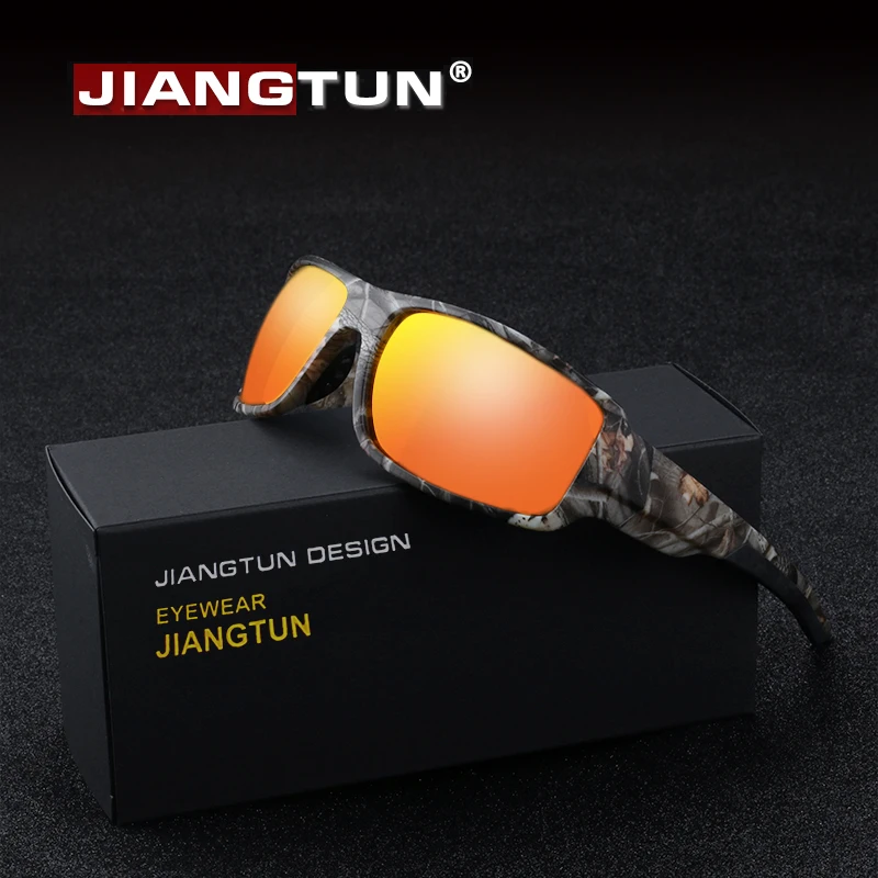 JIANGTUN новые модные популярные камуфляжные поляризационные солнцезащитные очки