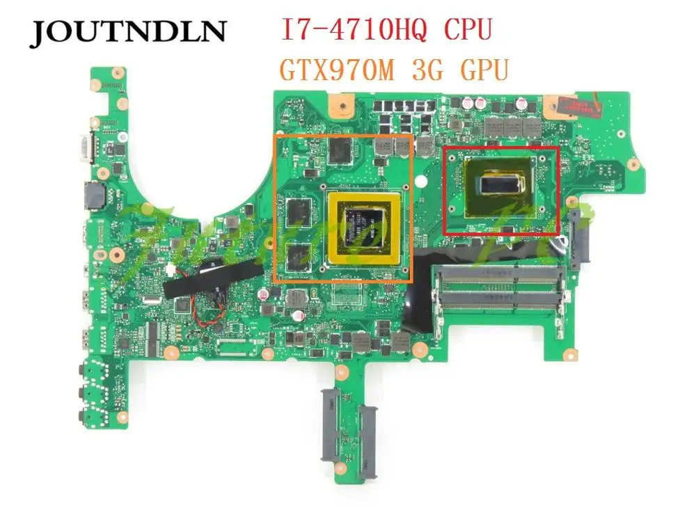 JOUTNDLN для Asus G751J G751JY G751JT материнская плата ноутбука 60NB06M0-MB1250 W/ I7-4710HQ CPU и GTX970M 3G GPU |