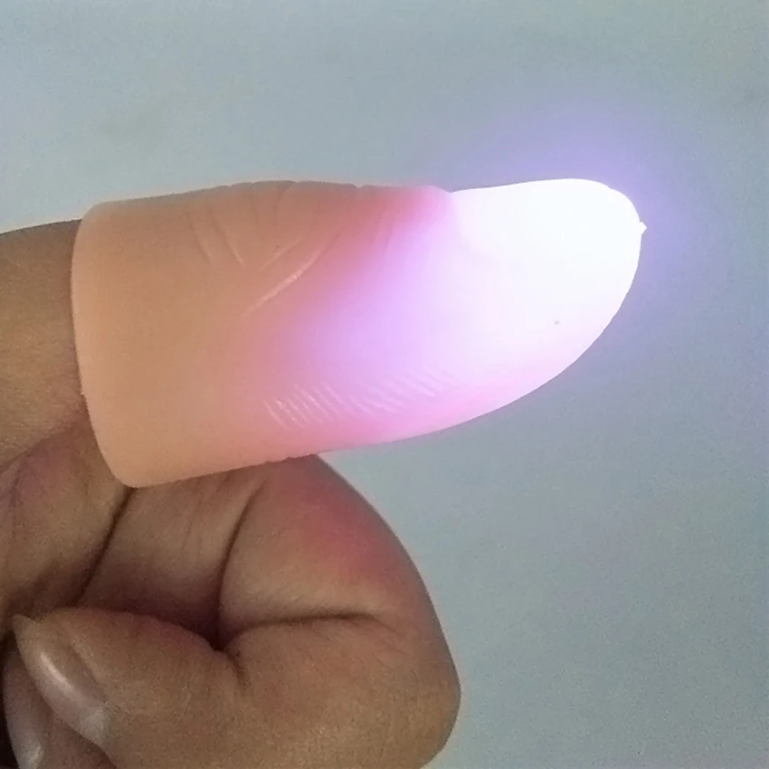 2PCS Illuminated Magic Single Finger Light Funny LED Light Flashing Fingers Magic Trick Props Light-Up Toys For Party Holidays
2PCS Illuminated Magic Single Finger Light Funny LED Light Flashing Fingers Magic Trick Props Light-Up Toys For Party Holidays