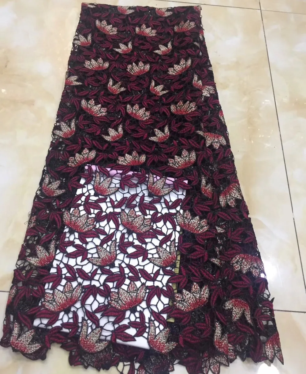 Guipure Cord Nigerian Wedding Dress Water Soluble Lace High Quality Embroidery African Tulle Lace Fabric TS7509
Guipure Cord Nigerian Wedding Dress Water Soluble Lace High Quality Embroidery African Tulle Lace Fabric TS7509