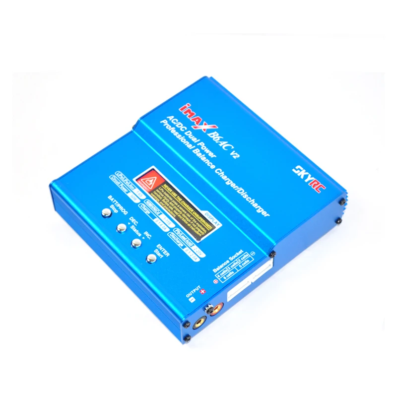 Балансирующее зарядное устройство SKYRC iMAX B6AC V2 AC/DC для аккумуляторов LiPo/LiFe/LiIon/NiMH/NiCd + адаптер
Балансирующее зарядное устройство SKYRC iMAX B6AC V2 AC/DC для аккумуляторов LiPo/LiFe/LiIon/NiMH/NiCd + адаптер