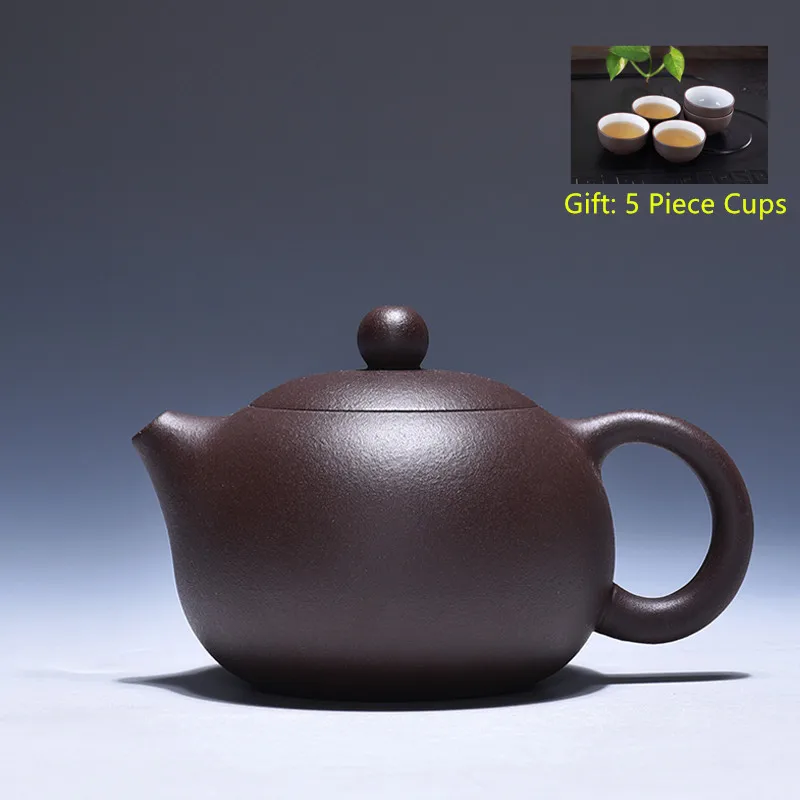 220ml Yixing Black Purple Clay Tea Pot Genuine All Hand Made Xishi Teapot Kung Fu Teapot Bonus 5 Piece Cup Tea Set Free Shipping
220ml Yixing Black Purple Clay Tea Pot Genuine All Hand Made Xishi Teapot Kung Fu Teapot Bonus 5 Piece Cup Tea Set Free Shipping