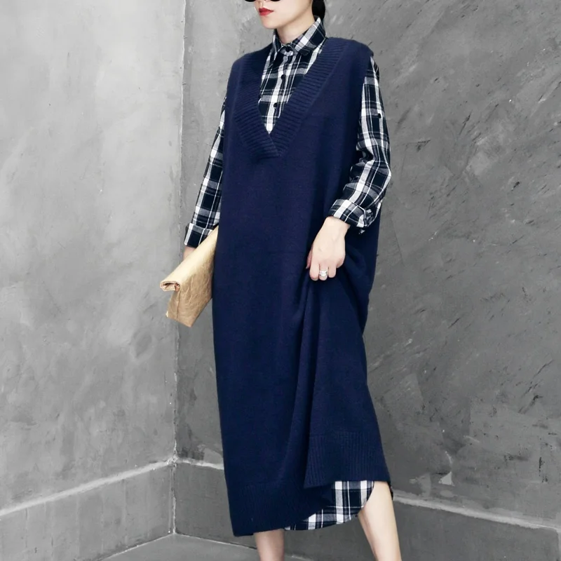 Sweater dress female winter ladies women long warm knitted dresses Korean style sleeveless winter dresses women 2018 AA4261
Sweater dress female winter ladies women long warm knitted dresses Korean style sleeveless winter dresses women 2018 AA4261