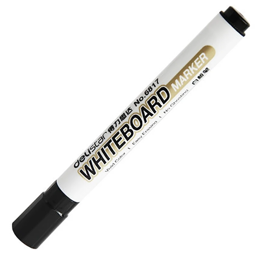 Single Head Erasable Liquid Whiteboard Marker Pen, Black Ink, Wear-resistant Fiber Tip, Whiteboard Writing Pen for Home Office
Single Head Erasable Liquid Whiteboard Marker Pen, Black Ink, Wear-resistant Fiber Tip, Whiteboard Writing Pen for Home Office