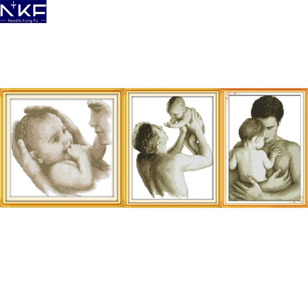 NKF Paternal Love Cross Stitch Kits Needlework Painting Cross Stitch Embroidery Cross Craft Cross Stitch Sets for Home Decor
NKF Paternal Love Cross Stitch Kits Needlework Painting Cross Stitch Embroidery Cross Craft Cross Stitch Sets for Home Decor