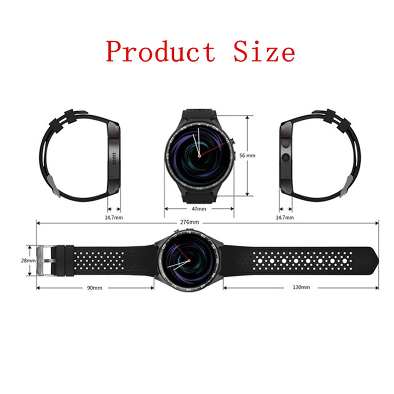 ZGPAX S99C Смарт-часы 1 39 дюймов MTK6580 четырехъядерный 1. 3g Гц Android 5 450 мАч 2 0 мегапикселя