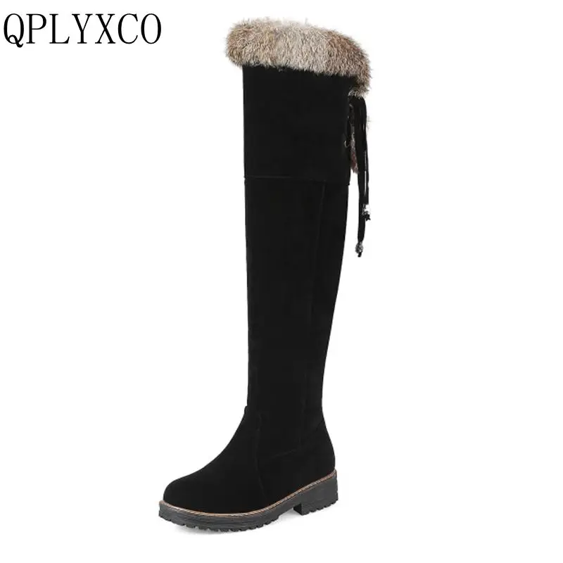 QPLYXCO Sale New fashion Big Size 34-44 Russia Women Winter Warm Snow Long Boots Ladies Sweet Botas Round Toe 3 clour Shoes 1772
QPLYXCO Sale New fashion Big Size 34-44 Russia Women Winter Warm Snow Long Boots Ladies Sweet Botas Round Toe 3 clour Shoes 1772