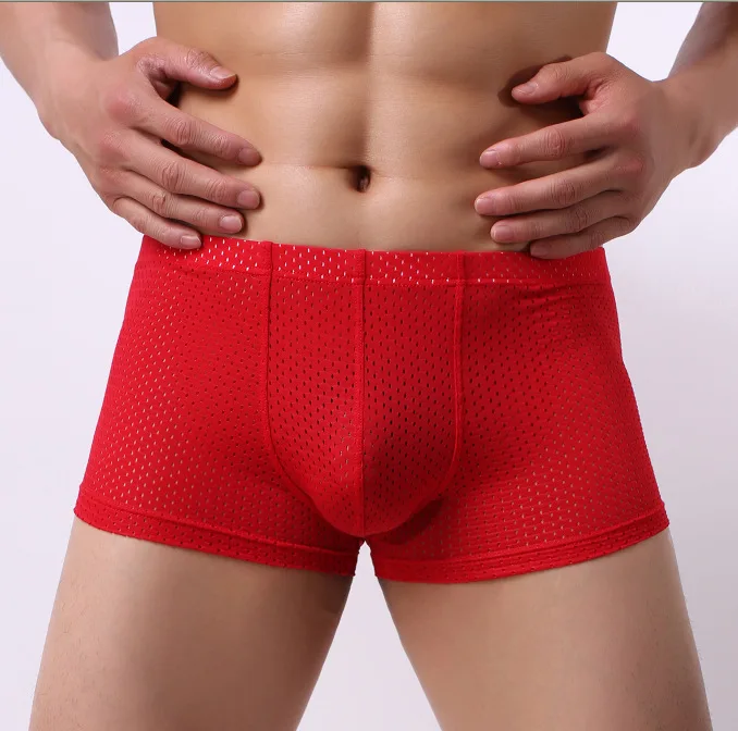 Men's Underwear Boxer shorts Mesh Comfortable Breathable Boxer Nylon U Convex Sexy Panties
Men's Underwear Boxer shorts Mesh Comfortable Breathable Boxer Nylon U Convex Sexy Panties