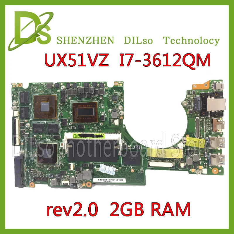 KEFU UX51VZ For UX51VZ Laptop Motherboard For ASUS onboard i7 cpu UX51VZ Mainboard REV2.0 with Graphics card
KEFU UX51VZ For UX51VZ Laptop Motherboard For ASUS onboard i7 cpu UX51VZ Mainboard REV2.0 with Graphics card