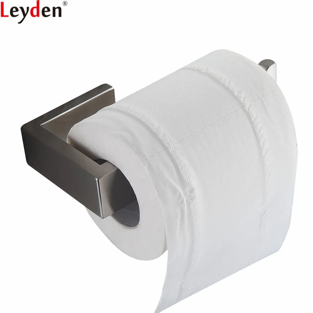 Leyden Toilet Paper Holder Wall Mounted Brushed Stainless Steel Tissue Holder Roll Paper Holder For Bathroom Accessories
Leyden Toilet Paper Holder Wall Mounted Brushed Stainless Steel Tissue Holder Roll Paper Holder For Bathroom Accessories