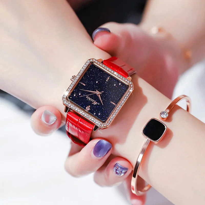 Fashion Meibin Top Brand Luxury Style Lady Women's Watch Rhinestone Crystal Casual Square Hours Dress Clock Stars Gift For Girl
Fashion Meibin Top Brand Luxury Style Lady Women's Watch Rhinestone Crystal Casual Square Hours Dress Clock Stars Gift For Girl