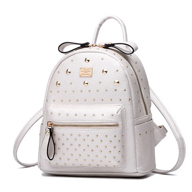DIMI Women's Backpacks Casual Ladies Bags Luxury female leather bag New Fashion Women MINI PU Leather Backpack Rivet design
DIMI Women's Backpacks Casual Ladies Bags Luxury female leather bag New Fashion Women MINI PU Leather Backpack Rivet design
