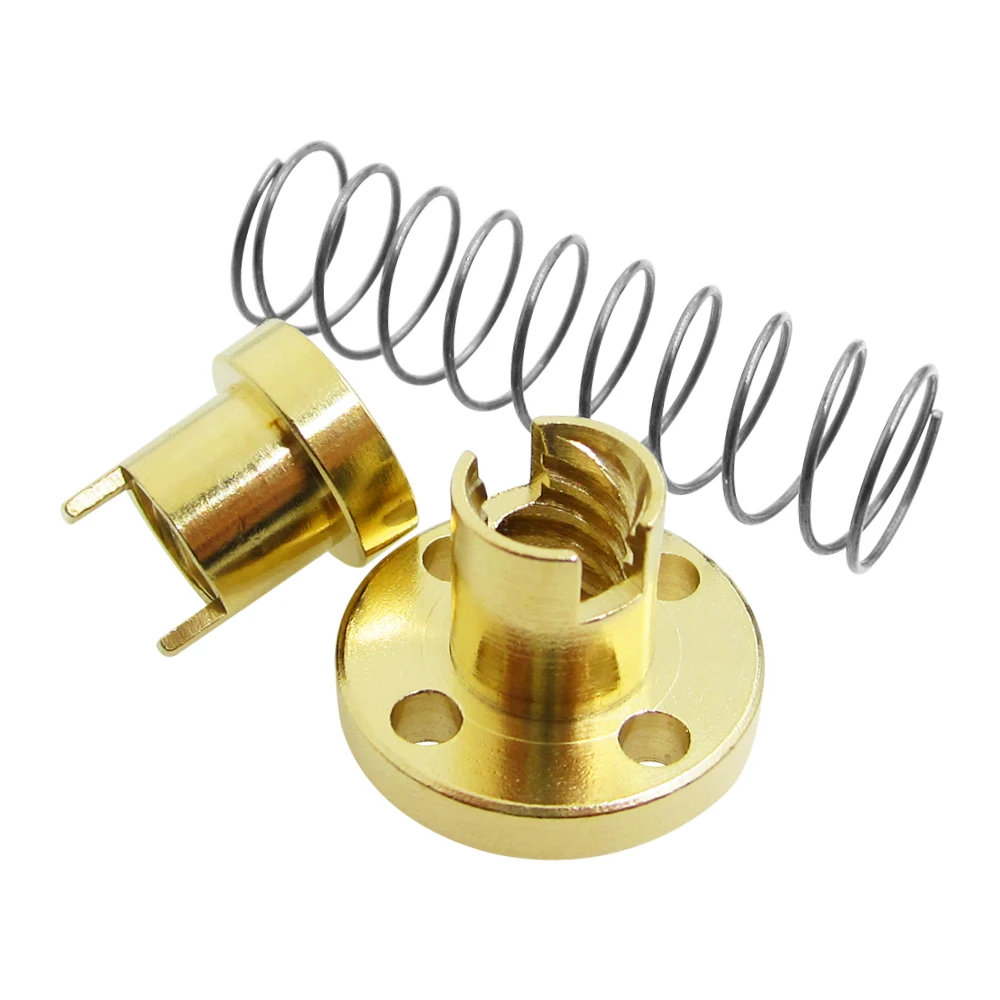 T8 Anti Backlash Spring Loaded Nut Elimination Gap Nut for 8mm Acme Threaded Rod Lead Screws DIY CNC 3D Printer Parts
T8 Anti Backlash Spring Loaded Nut Elimination Gap Nut for 8mm Acme Threaded Rod Lead Screws DIY CNC 3D Printer Parts