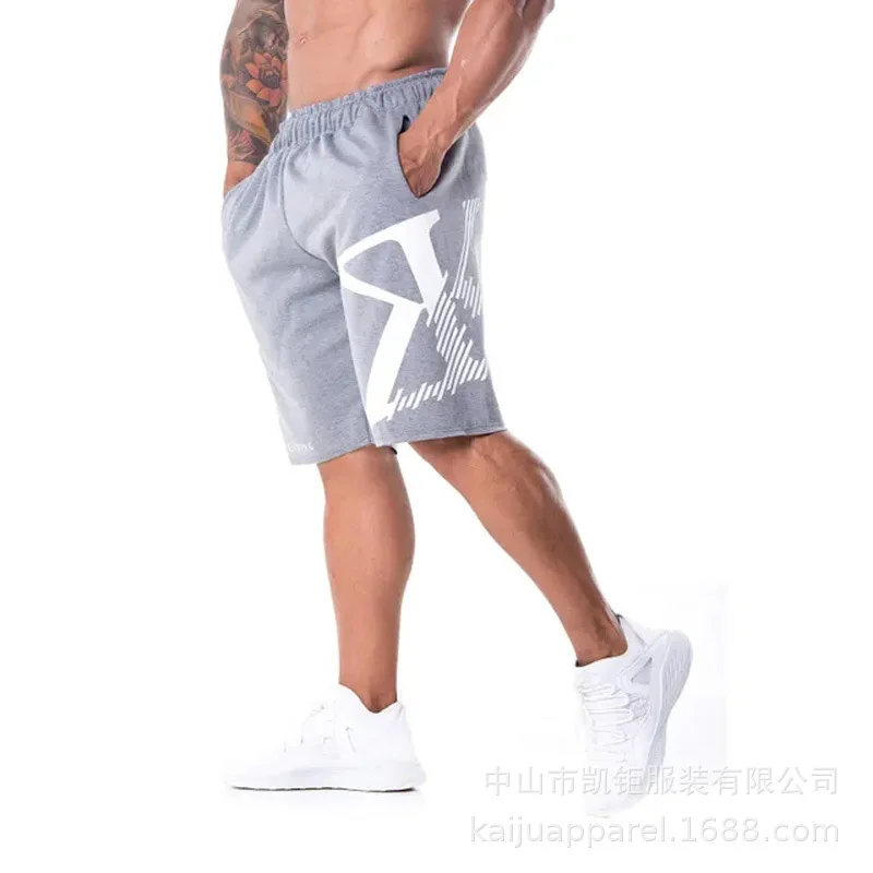Summer Men Casual Shorts Fashion Cotton Sports jogging Fitness shorts Solid color letter print 2019 New Elastic waist
Summer Men Casual Shorts Fashion Cotton Sports jogging Fitness shorts Solid color letter print 2019 New Elastic waist