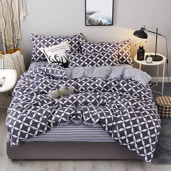 New Fashion Bedding Set 4pcs/3pcs Duvet Cover Sets Soft Cotton Bed Linen Flat Bed Sheet Set Pillowcase Home Textile Drop Ship28
New Fashion Bedding Set 4pcs/3pcs Duvet Cover Sets Soft Cotton Bed Linen Flat Bed Sheet Set Pillowcase Home Textile Drop Ship28