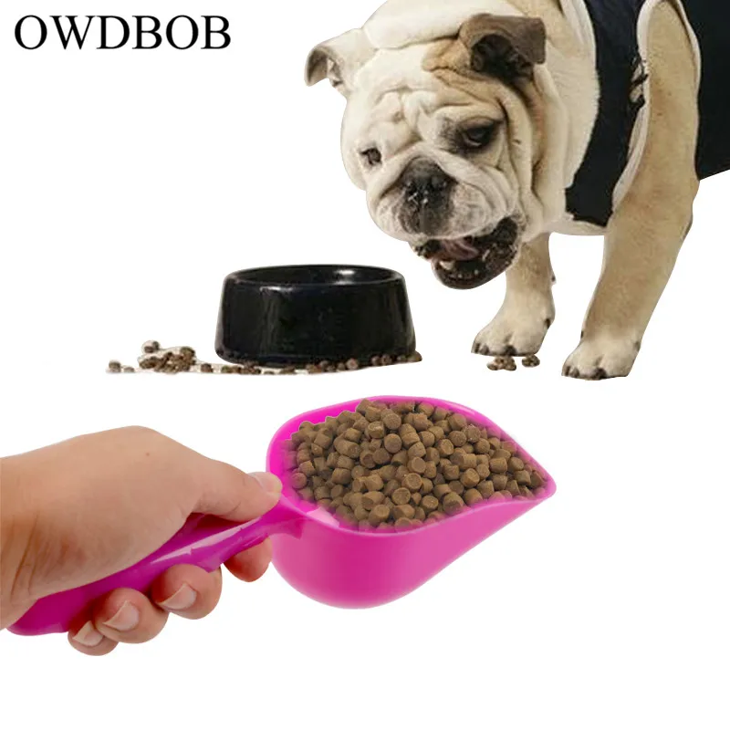 OWDBOB 1 шт. Домашний питомец собака лопатка для еды пластиковая кошка сухая пищевая
