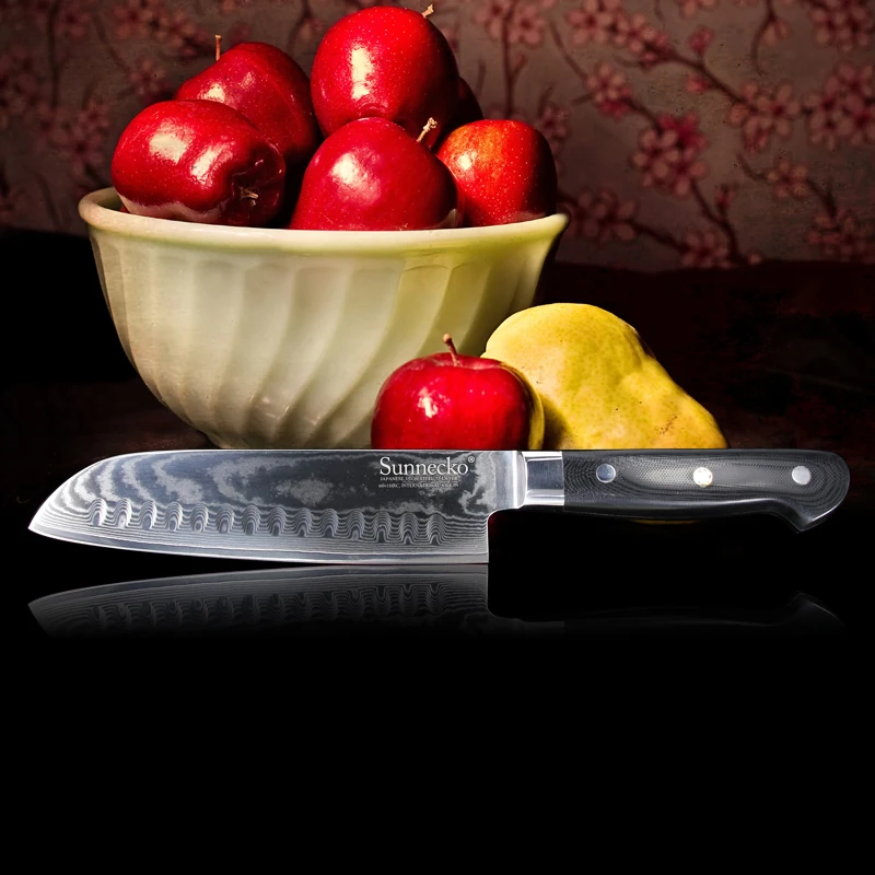 Professional SUNNECKO 7" Japanese Chef Knife Damascus Steel Kitchen Knives Sharp VG10 Stantoku Cooking Tool G10 Handle
Professional SUNNECKO 7" Japanese Chef Knife Damascus Steel Kitchen Knives Sharp VG10 Stantoku Cooking Tool G10 Handle