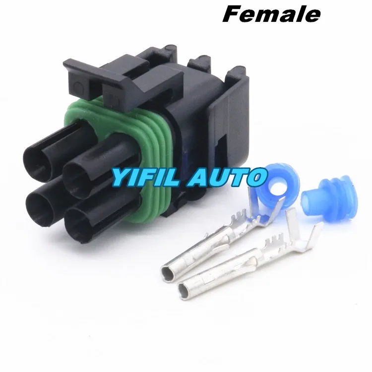 10set/lot 12015798 12015024 Weatherpack Connector 4 Pin/Way Square Male Female Tower Shroud Housing 2pk For Delphi
10set/lot 12015798 12015024 Weatherpack Connector 4 Pin/Way Square Male Female Tower Shroud Housing 2pk For Delphi