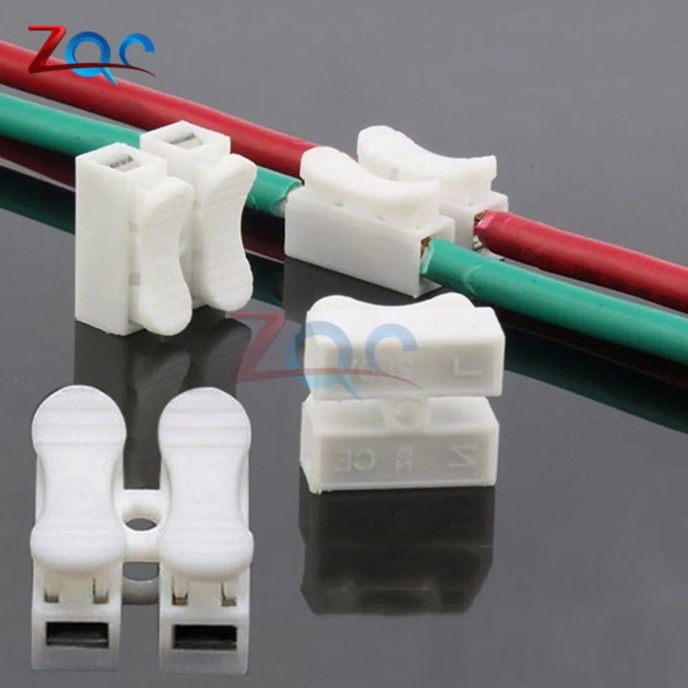 30pcs 2 Pins Electrical Cable Connectors CH2 Quick Splice Lock Wire Terminals Set
30pcs 2 Pins Electrical Cable Connectors CH2 Quick Splice Lock Wire Terminals Set