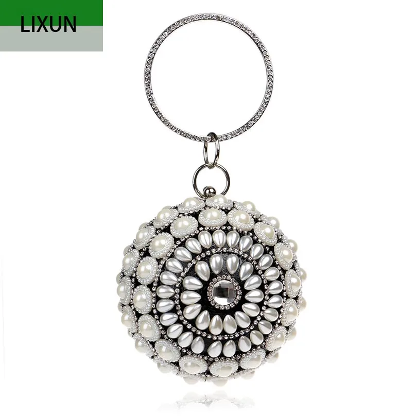 Handmade Diamonds Evening Crossbody Bag Luxury Wedding Bride Clutch Bag Pearl Party Handbags Mini Purses Shoulder Bags Bolsa
Handmade Diamonds Evening Crossbody Bag Luxury Wedding Bride Clutch Bag Pearl Party Handbags Mini Purses Shoulder Bags Bolsa