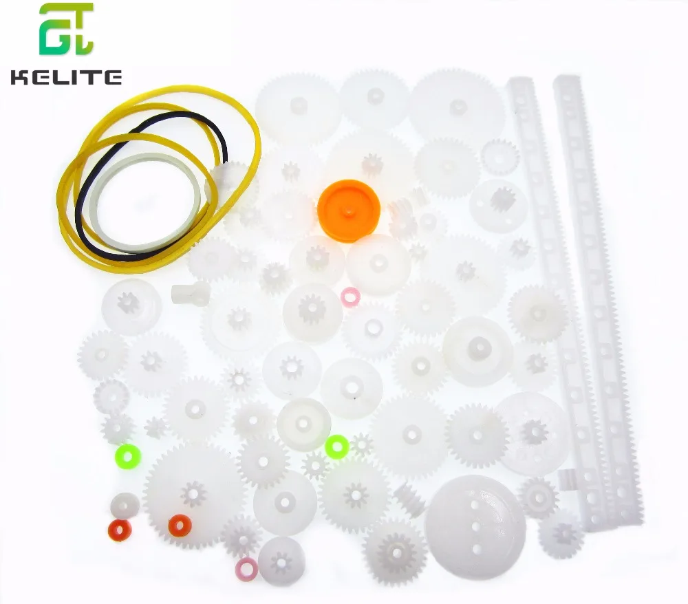 75PCS a lot,Plastic gear,rack, pulley, belt,Worm gear,Single-and double-gear,8-56 teeth diy kit
75PCS a lot,Plastic gear,rack, pulley, belt,Worm gear,Single-and double-gear,8-56 teeth diy kit
