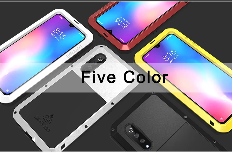 Алюминиевый металлический чехол Love Mei для Xiaomi Mi 9, мощный противоударный чехол для Xiaomi 9 Mi9 M9
Алюминиевый металлический чехол Love Mei для Xiaomi Mi 9, мощный противоударный чехол для Xiaomi 9 Mi9 M9