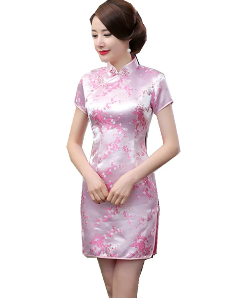Shanghai Story Plus Size fashionable Qipao Dragon phoenix phenix print faux silk dress short cheongsam dress Qipao 6 color
Shanghai Story Plus Size fashionable Qipao Dragon phoenix phenix print faux silk dress short cheongsam dress Qipao 6 color