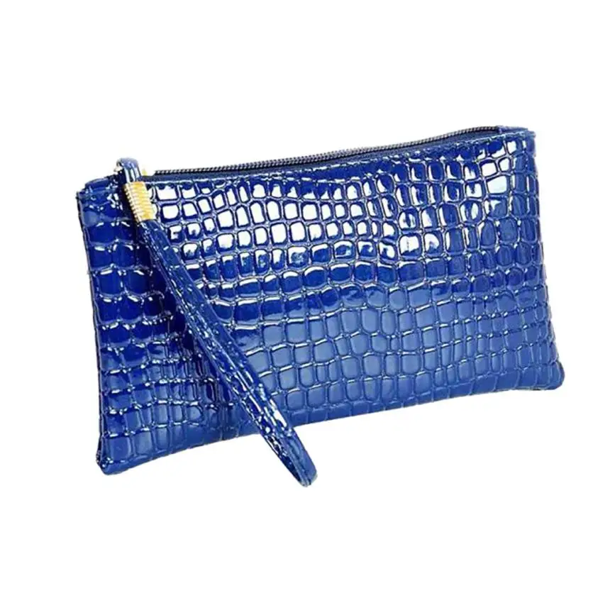 Five colors Women Crocodile Leather Clutch Handbag Bag Coin Purse brief fashion style bags for women 2019
Five colors Women Crocodile Leather Clutch Handbag Bag Coin Purse brief fashion style bags for women 2019