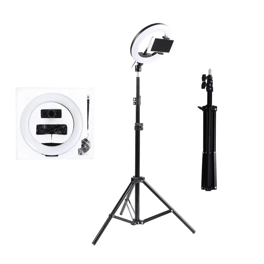 Photography LED Selfie Ring Light 8inch 20cm Dimmable Camera Phone Ring Lamp With Stand Tripod For Makeup Video Live
Photography LED Selfie Ring Light 8inch 20cm Dimmable Camera Phone Ring Lamp With Stand Tripod For Makeup Video Live