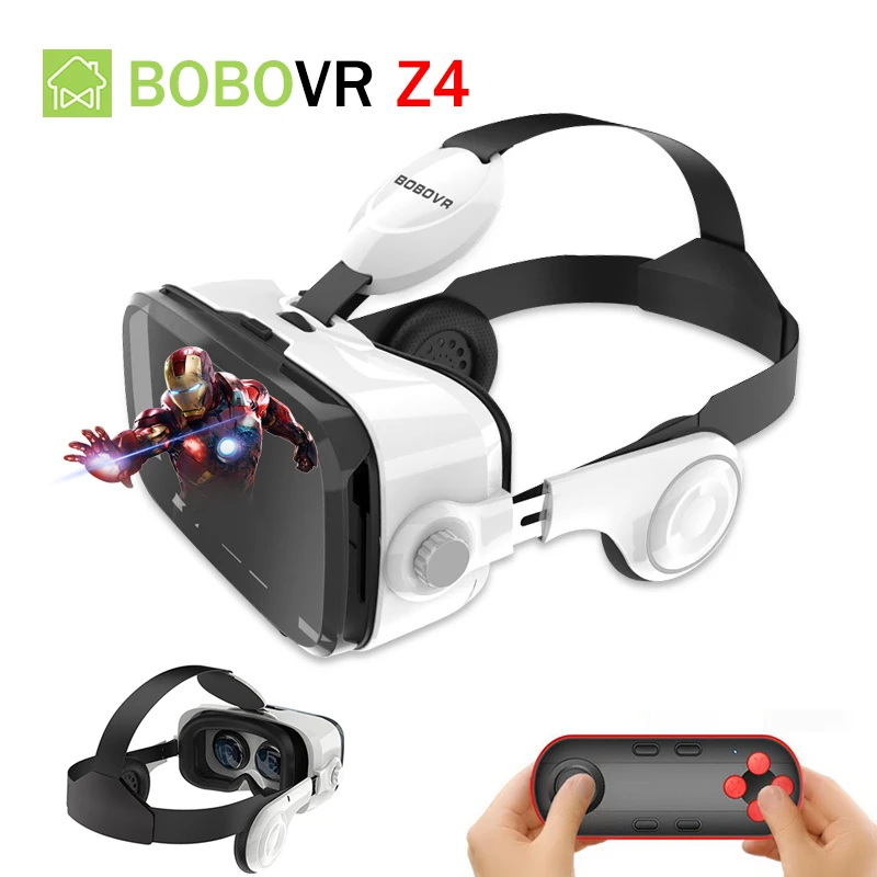 Bobovr Z4 Google VR Carboard гарнитура 3D очки виртуальной реальности Очки gercefok для смартфона