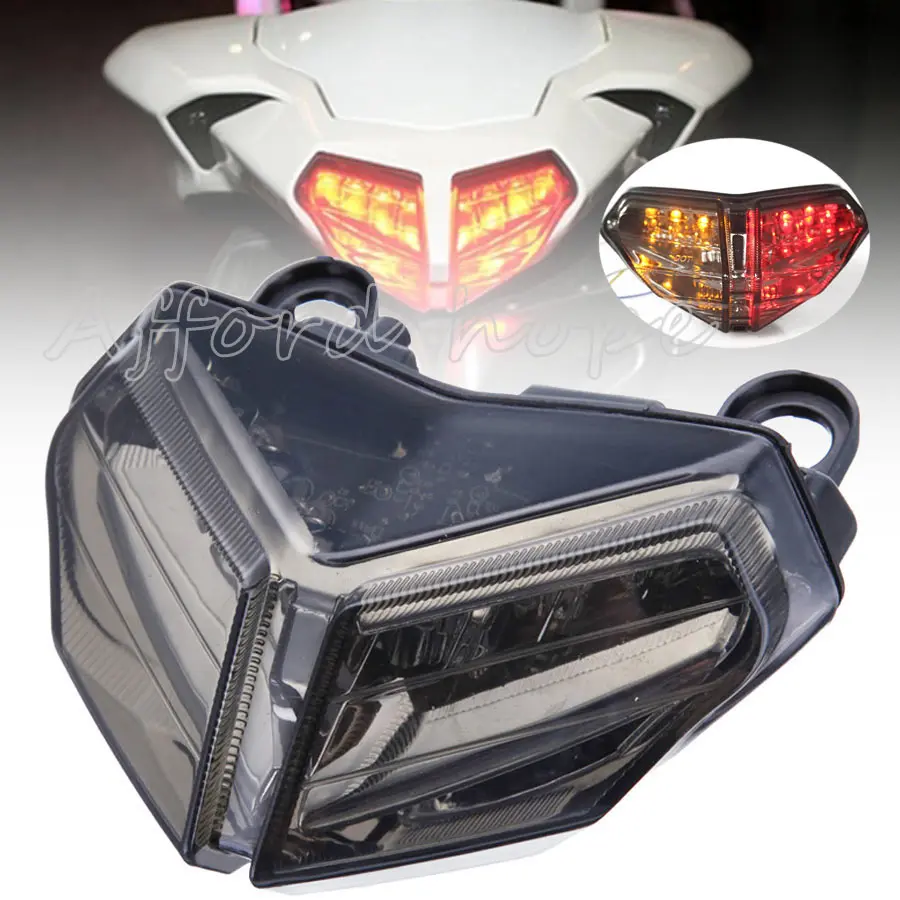 For Ducati 848 08-2012 Motorcycle Integrated LED Brake Stop Lamp Smoke Lens Rear+Turn Signal Brake Tail Light Free Shipping
For Ducati 848 08-2012 Motorcycle Integrated LED Brake Stop Lamp Smoke Lens Rear+Turn Signal Brake Tail Light Free Shipping