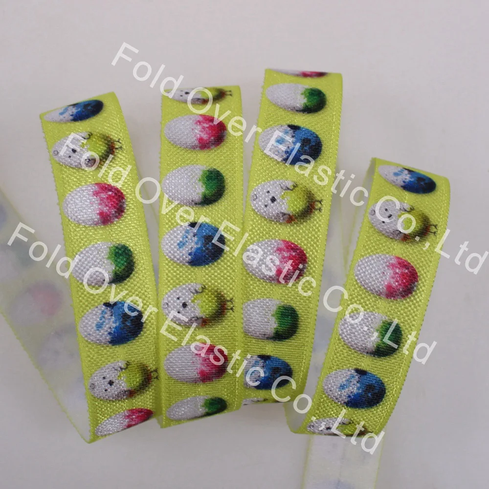 New! 5/8" heat transfer Easter eggs printed fold over elastic for hair accessories, 100yards/lot
New! 5/8" heat transfer Easter eggs printed fold over elastic for hair accessories, 100yards/lot