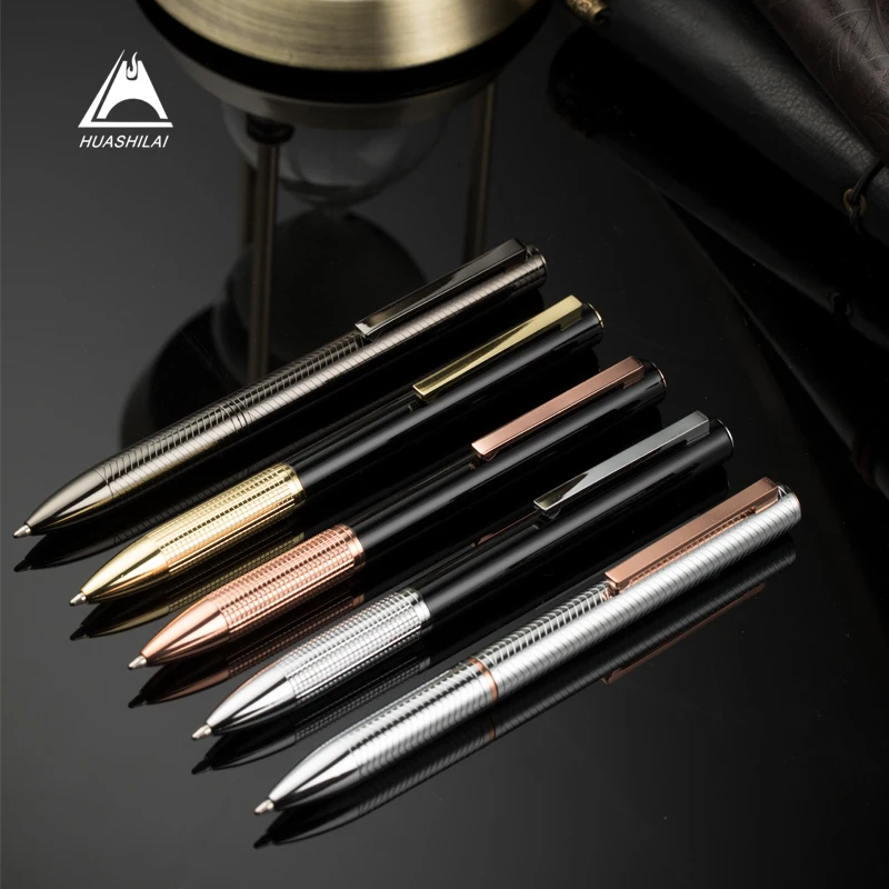 5 Colors fashion metal Ballpoint pen school Office stationery Sales promotion Writing refill Pens Gift
5 Colors fashion metal Ballpoint pen school Office stationery Sales promotion Writing refill Pens Gift