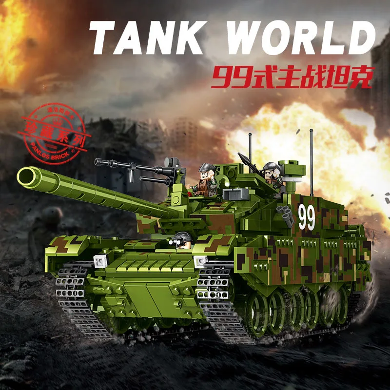 Bricks Building Blocks toys for Childrens Military Tank chariot Car Model boy gift 1339Pcs
Bricks Building Blocks toys for Childrens Military Tank chariot Car Model boy gift 1339Pcs