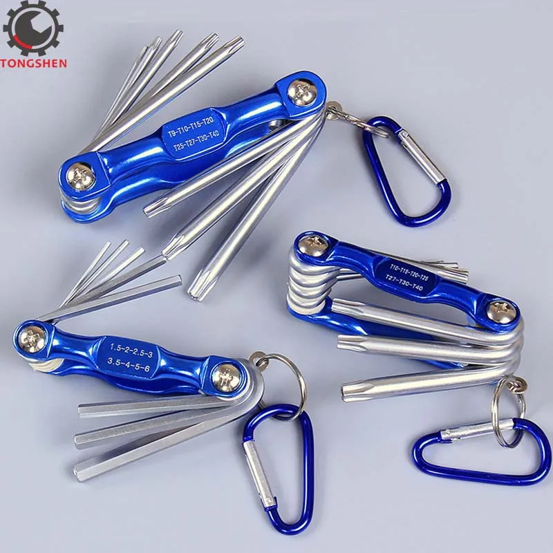 8Pcs Folding Hex Key Set Folding Star Key Set Folding Hex Wrench Key Allen Wrench Protable Inner Hexagon Spanner Allen Wrench
8Pcs Folding Hex Key Set Folding Star Key Set Folding Hex Wrench Key Allen Wrench Protable Inner Hexagon Spanner Allen Wrench