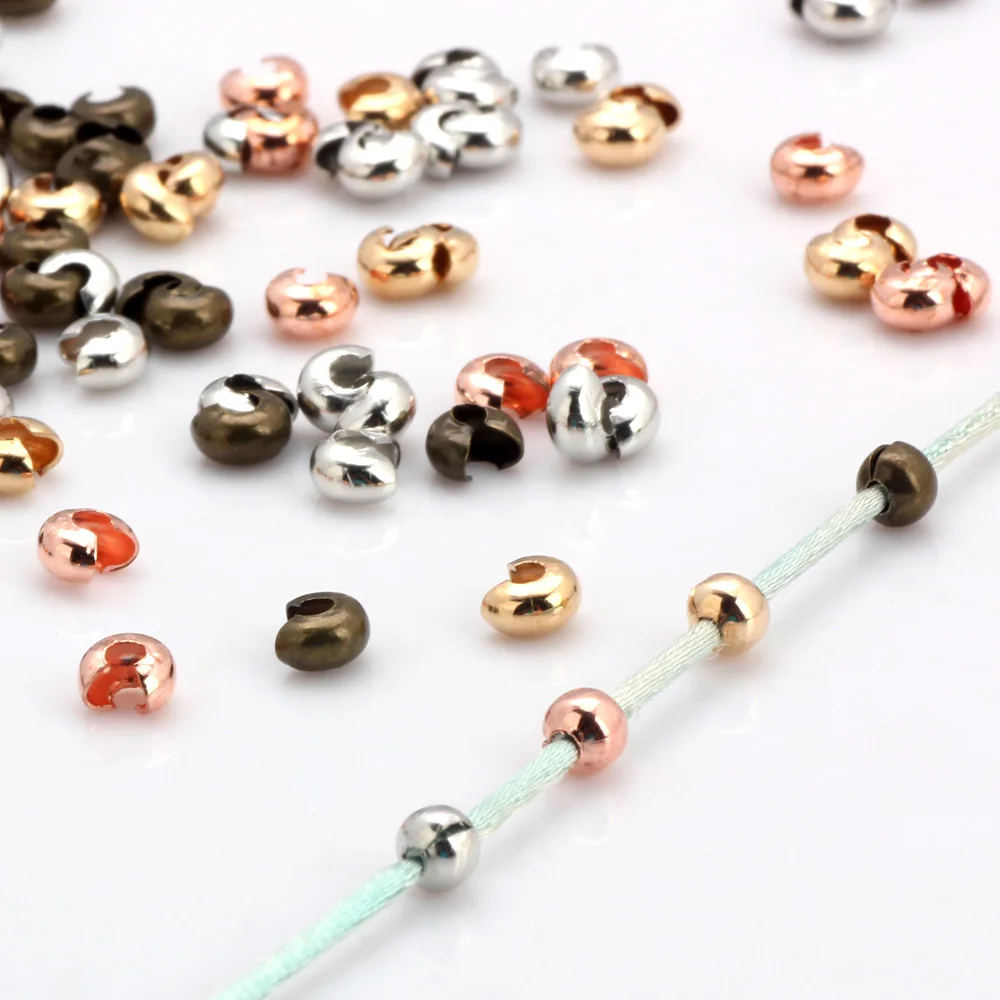 OlingArt dia 5MM 120pcs/lot Plating Rhodium/Gold/Bronze/Rose gold mixing Copper Crimp Round Covers DIY Jewelry Making
OlingArt dia 5MM 120pcs/lot Plating Rhodium/Gold/Bronze/Rose gold mixing Copper Crimp Round Covers DIY Jewelry Making