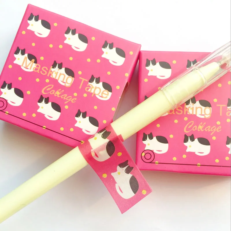 1.5CM X5M Cute Cat Kitten Paper Decorative Masking Tape Washi Tape Adhesive DIY Scrapbooking Stick Label P28
1.5CM X5M Cute Cat Kitten Paper Decorative Masking Tape Washi Tape Adhesive DIY Scrapbooking Stick Label P28