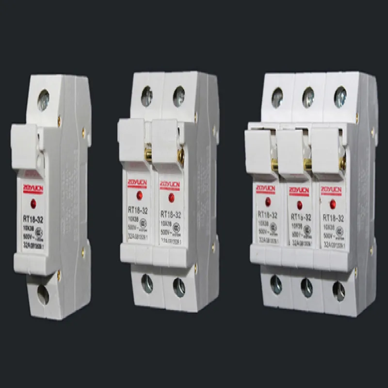fuse box 500V 32A 63A fuse holder With lamp RT18-32X/63X 1P 2P 3P 4P fuseholder free shipping
fuse box 500V 32A 63A fuse holder With lamp RT18-32X/63X 1P 2P 3P 4P fuseholder free shipping