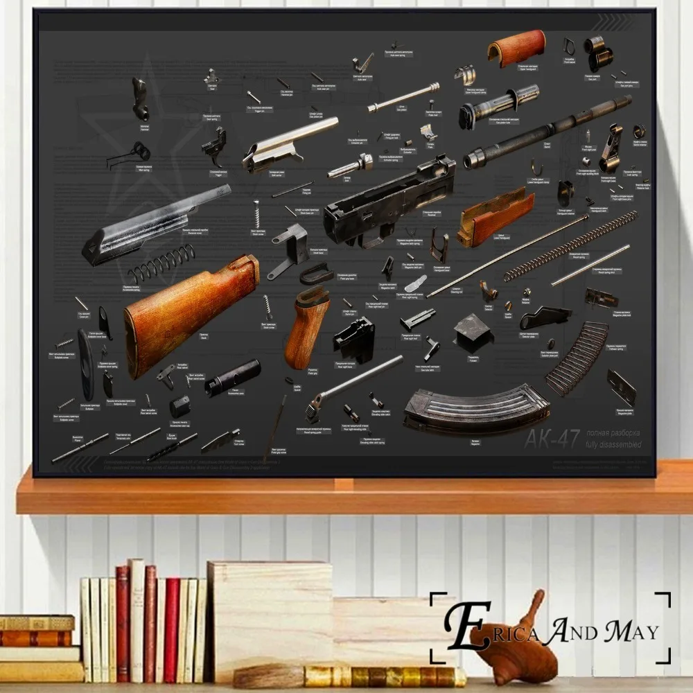 AK47 RPG Pistol Russian Weapon Chart Canvas Prints Modern Painting Posters Wall Art Pictures For Living Room Decoration No Frame
AK47 RPG Pistol Russian Weapon Chart Canvas Prints Modern Painting Posters Wall Art Pictures For Living Room Decoration No Frame