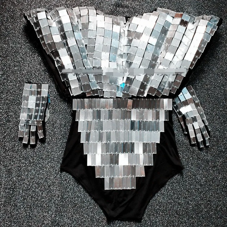 Female Bar Nightclub Costume silver gold Lens Crystals bodysuit Bra Set Party DJ Performance singer Dance stage Wear Jazz DJ
Female Bar Nightclub Costume silver gold Lens Crystals bodysuit Bra Set Party DJ Performance singer Dance stage Wear Jazz DJ